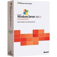 Microsoft Windows Server 2003 R2 Enterprise x32 and x64 Edition w/SP2 - Media - volume - CD - ES (P72-02490)
